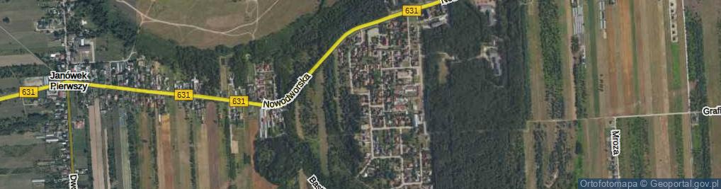 Zdjęcie satelitarne Jaśminowa ul.